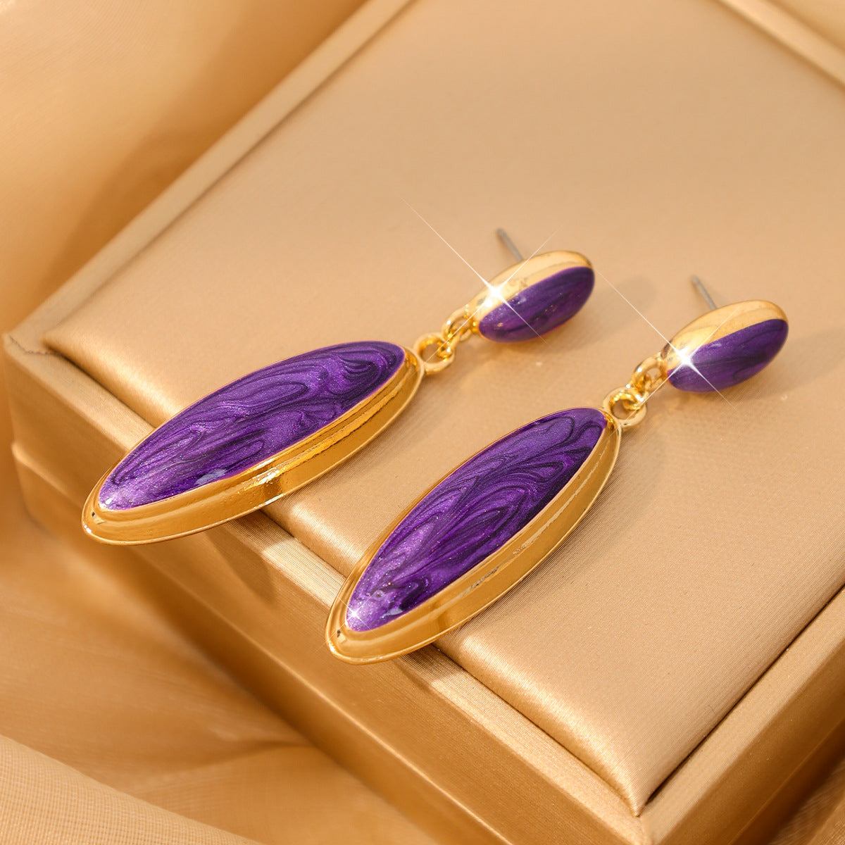 Exquisite Long Eardrops Simple Fashion Metal Earrings