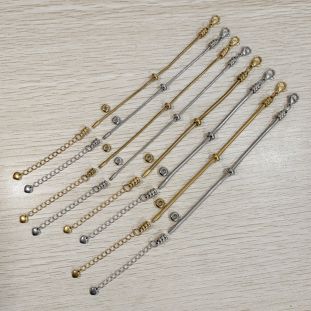 Snake Bones Chain Universal Wear Vacuum Furnace Plating Real Bracelets