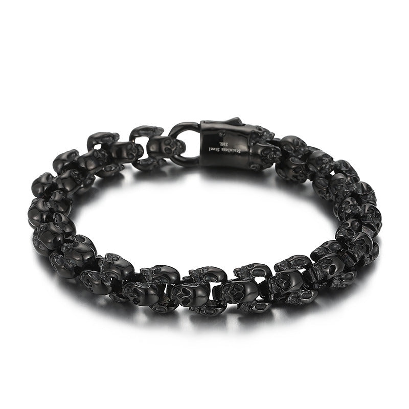 Men's Steel Skull Trendy Unique Stainless Ghost Bracelets