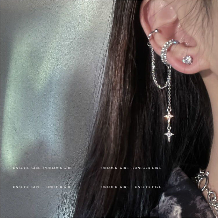 Match Sets Of Cute Finely Inlaid Girly Ear Stud Earrings