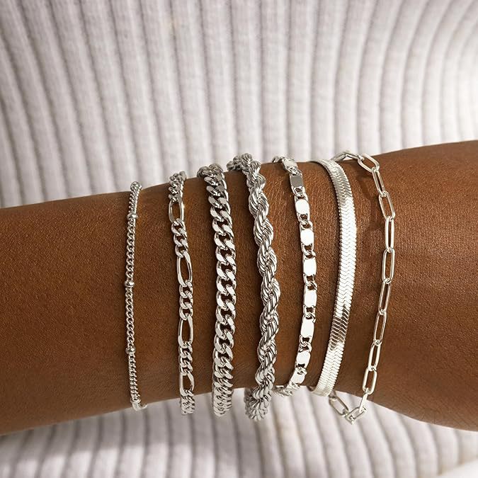 Classy Comfortable Of Personalized Alloy Combination Bracelets