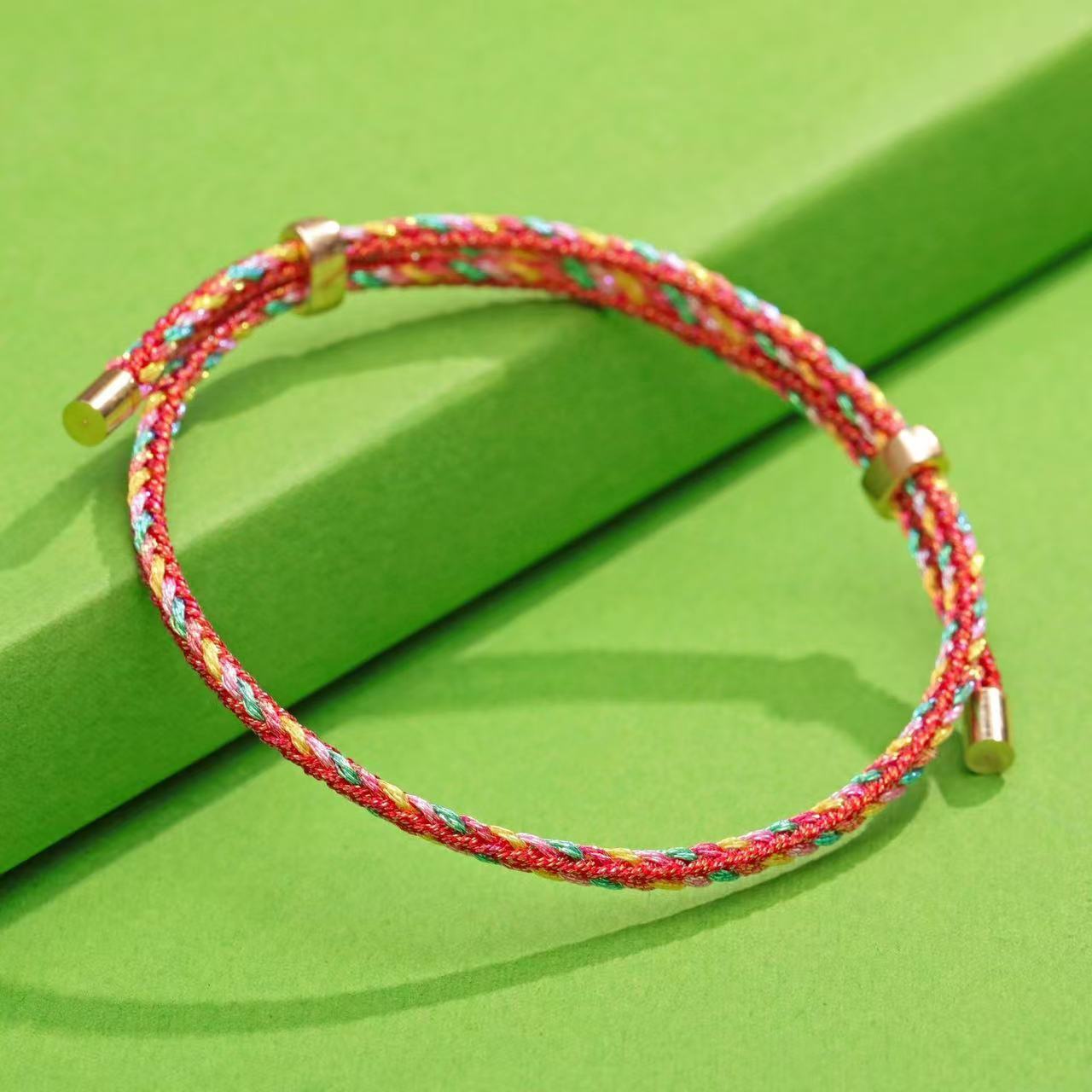 Festival Colorful Rope Carrying Strap Cartoon Small Bracelet