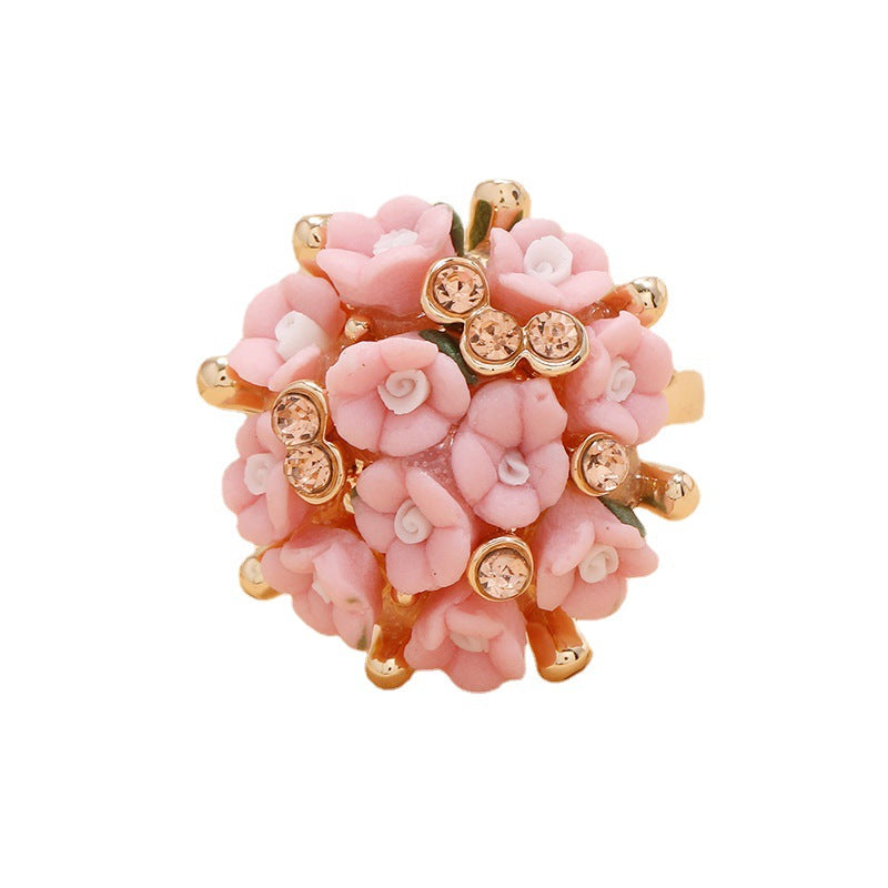 Women's Princess Pink Open Independent Packaging Personalized Ring