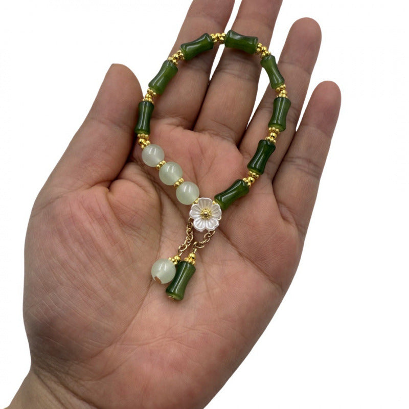 Strawberry Crystal Fashion Female Live Glass Chipping Bracelets