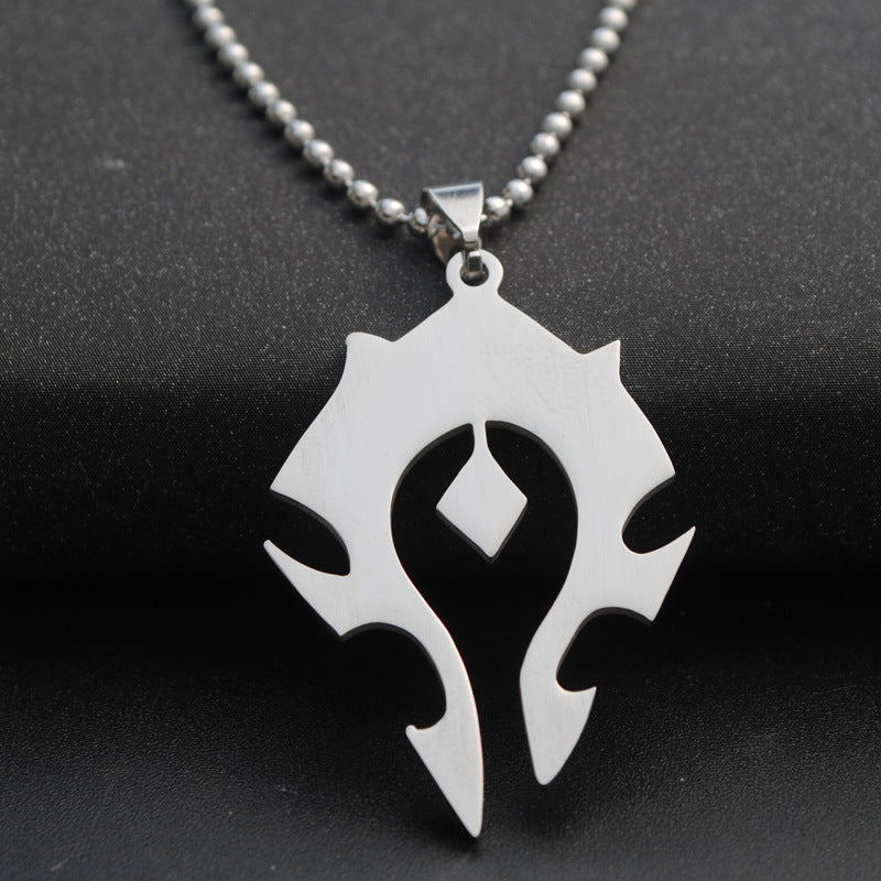 Men's Stainless Korean Style Long Fashion Sweater Pendants
