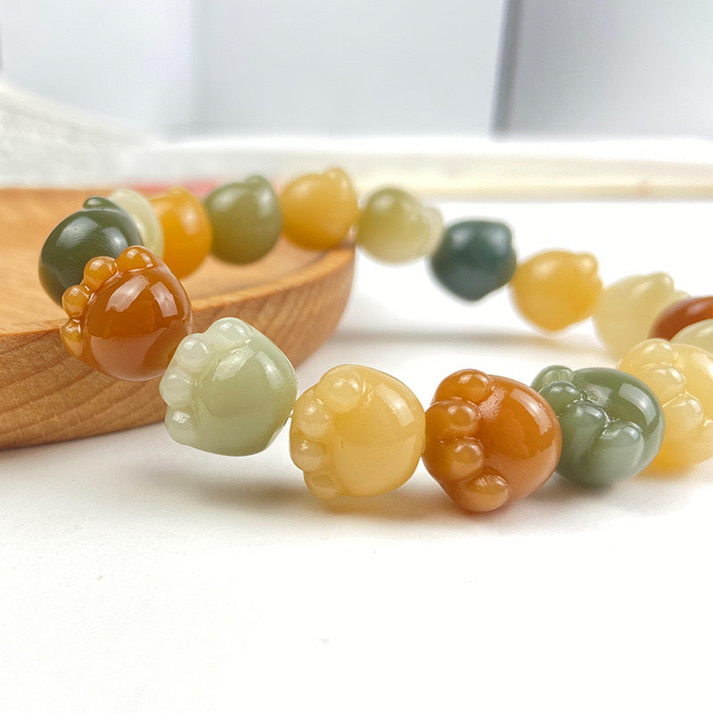 Bodhi Candy Color Single Circle Pliable Temperament High Throw Three Bracelets