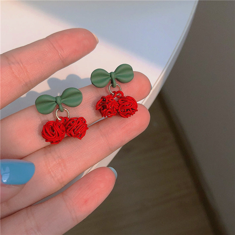 Cartoon Female Fashion Design Korean Style Earrings