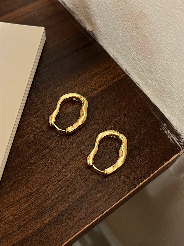 Irregular Geometric Ear Clip Female Fashion Personality Rings