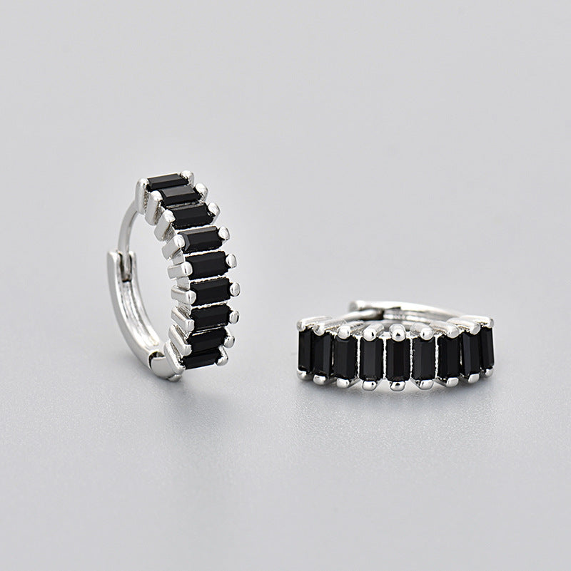 Rectangular Zircon Sweet Bohemian Affordable Luxury Earrings