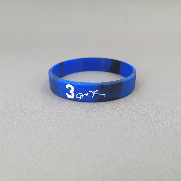 Basketball Kobe James Curry Sports Wristband Custom Luminous Bracelets