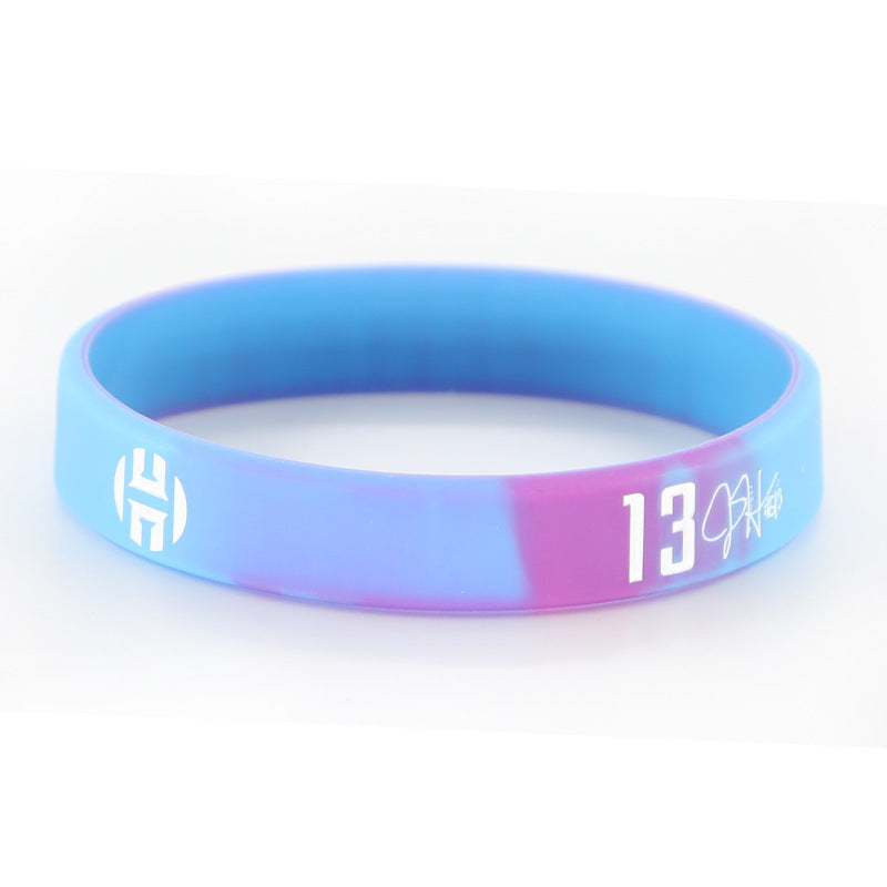 Basketball Silicone Rubber James Curry Harden Durant Bracelet