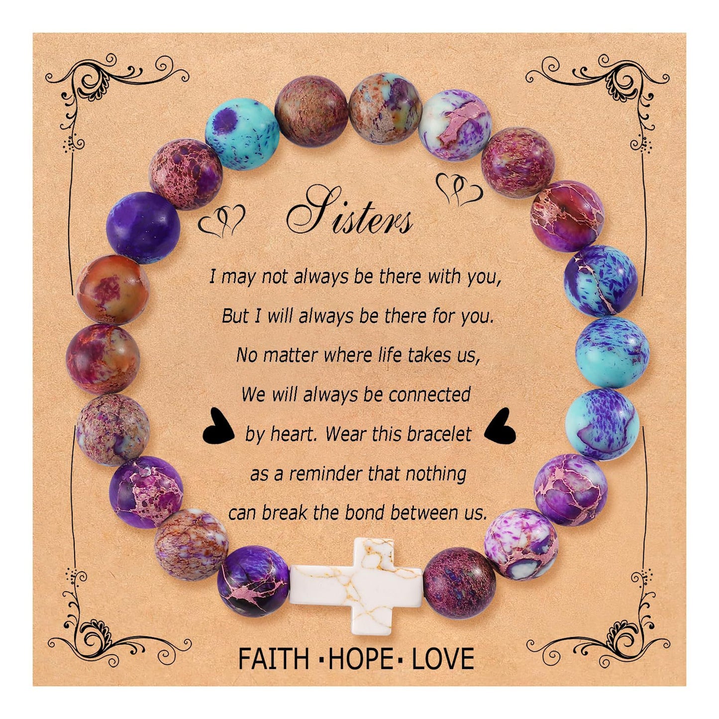 Emperor Stone Colorful Gift Graduation Purplish Bracelets