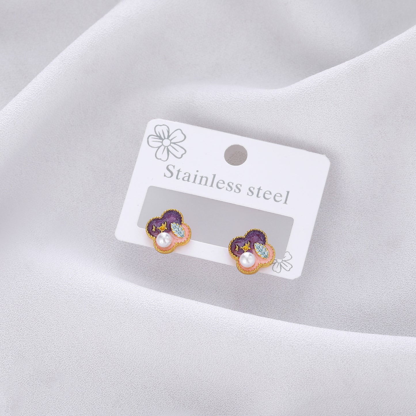 Style Pearl Affordable Luxury Fashion Simple Fresh Holiday Stud Earrings