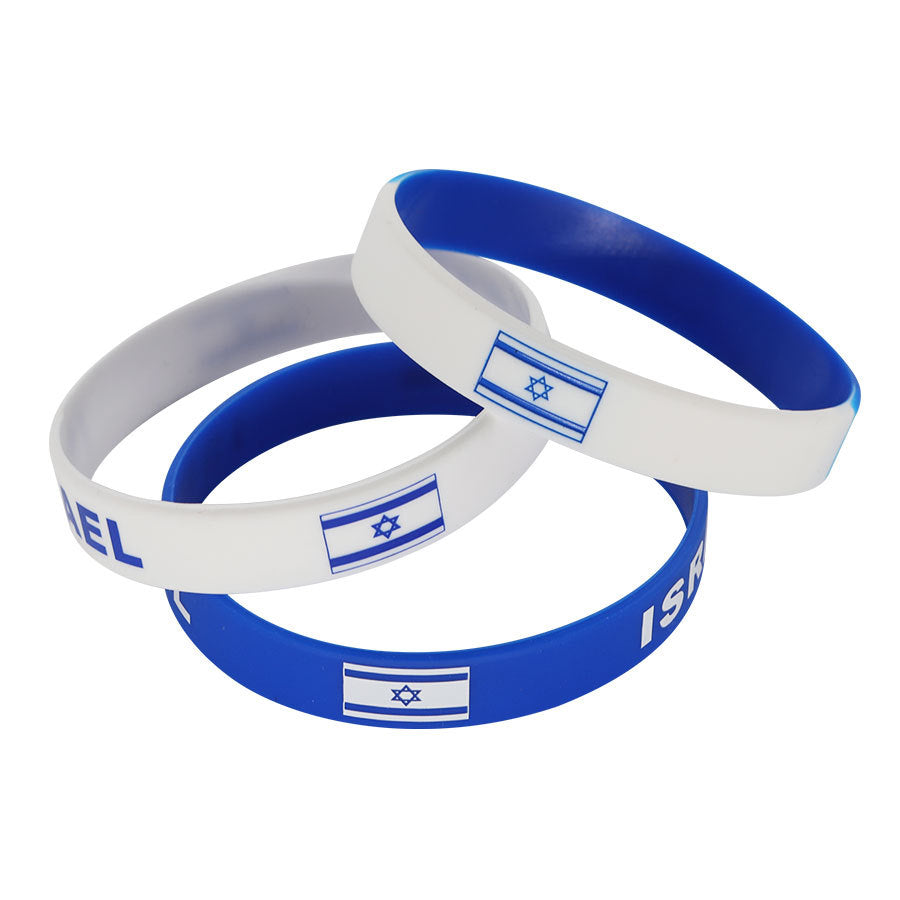 Israel Flag Sports Games Energy World Cup Football Fans Bracelets