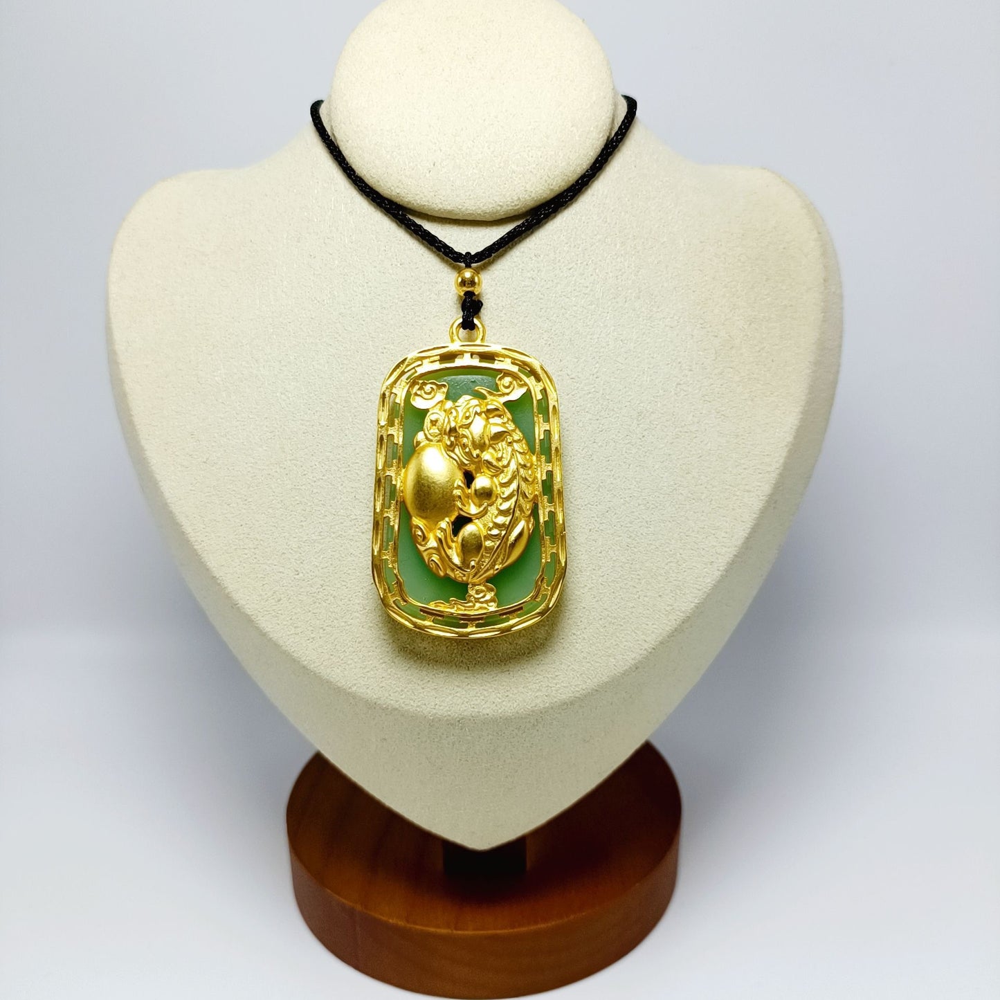 Alloy Dragon Phoenix Avalokitesvara Buddha Gold-plated Pendants