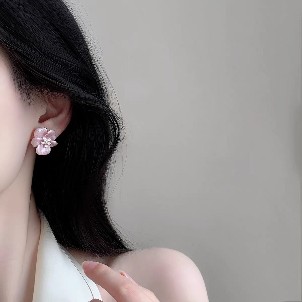 Flower Summer Dopamine Fashion High Sense Earrings