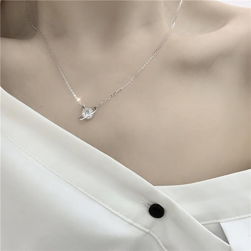Sky Planets Simple Cold Style Five-pointed Pendants