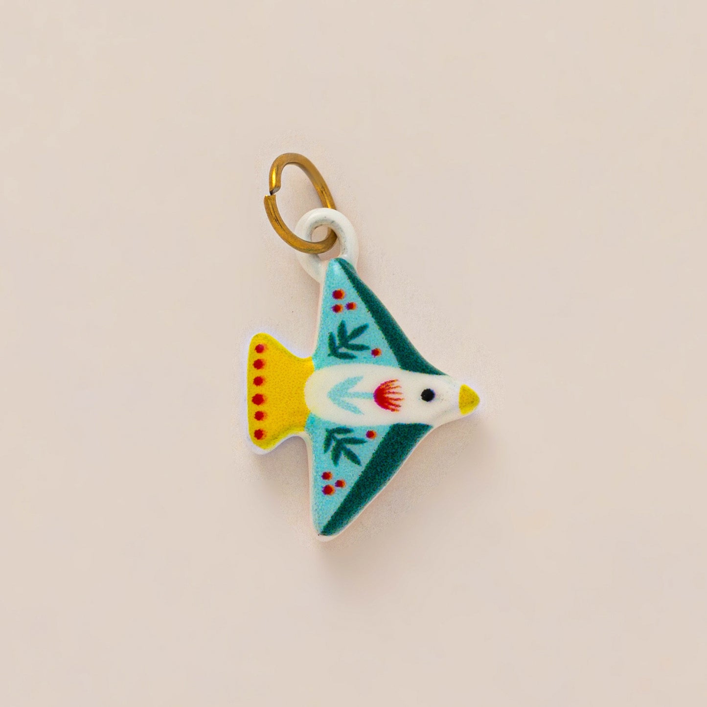 Women's Stainless Steel Bird Flower Parts Vacuum Plating Gold Pendants