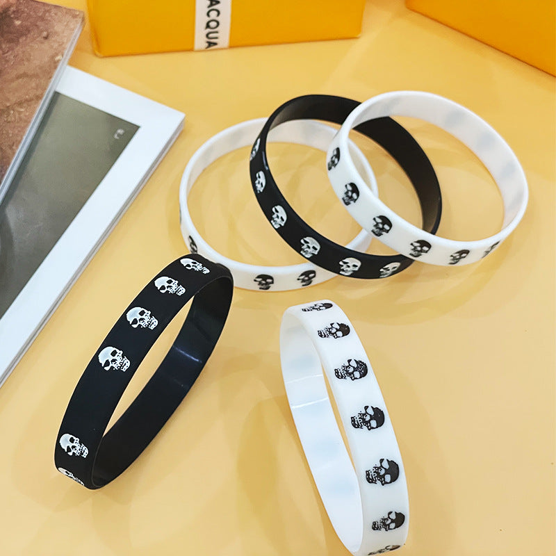 Street Dance Band Appetizer Silicone Wristband Bracelets