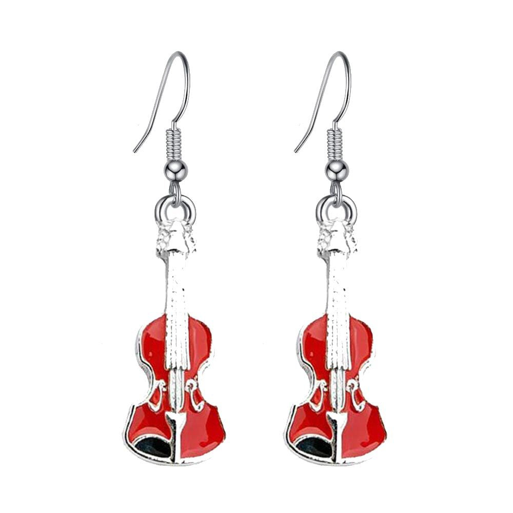 Women's Music Instrument Ear Hook Festival Drum Kit Points Earrings