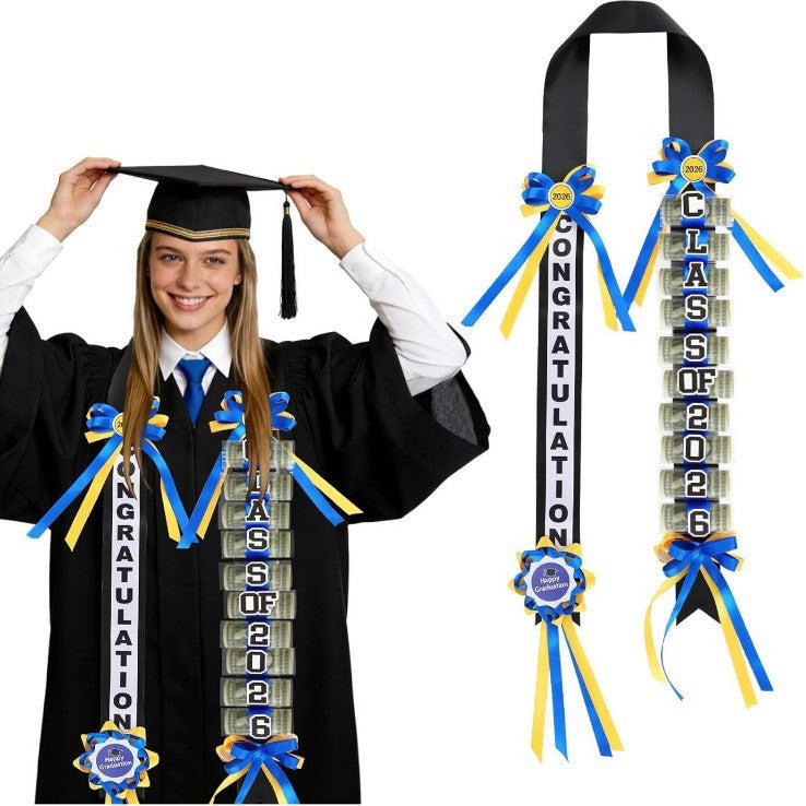 Ribbon Woven Collar Graduation Honor Two-color Ceremony Bracelet