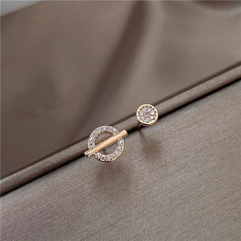 Women's For Sier Pin Design High-grade Elegant Light Earrings