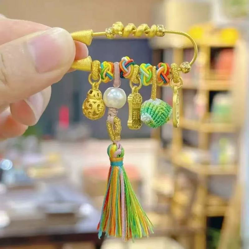 Creative Gifts Ma Jin Ranking Title Pin Brooches