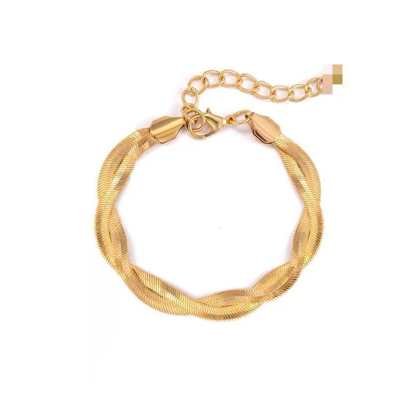 Steel Blade Chain Winding Minimalist Design Clavicle Advanced Necklaces