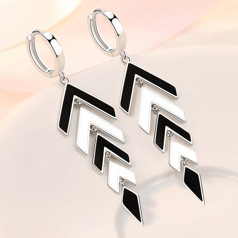 Festival High-rise Female Arrow Retro Temperament Earrings