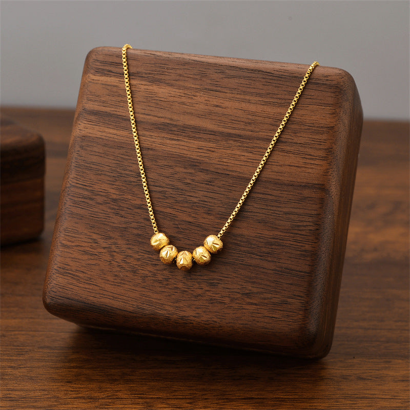 Titanium Steel Female Niche Simple Temperament Clavicle Pendants