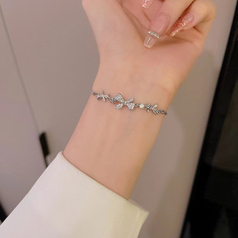 Women's Style Saturn Pearl Affordable Luxury Fashion Niche High Sense Full Bracelets