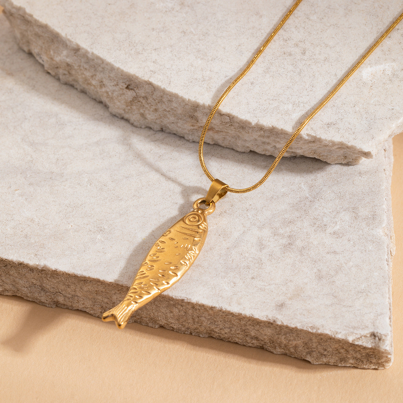 Fish Personality Trendy Fashion Exquisite Light Luxury Simplicity Clavicle Pendants