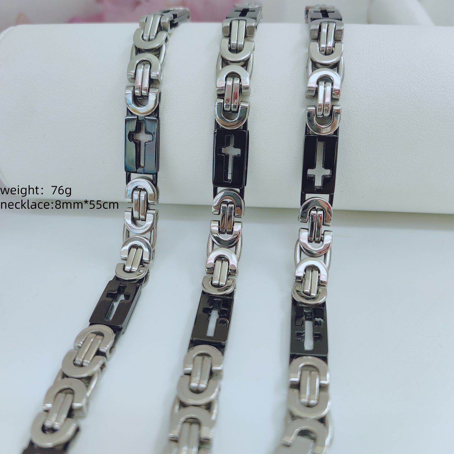 Fashion Trendy Unique Man's Stainless Steel Necklace