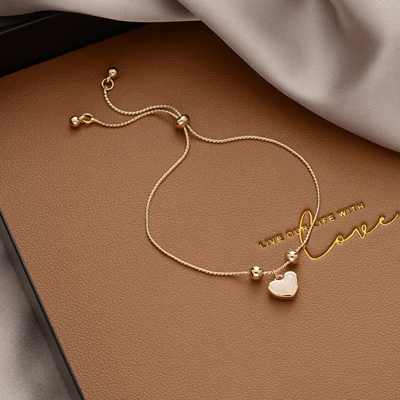Vintage Pearl Female Style Design Simple Cold Bracelet