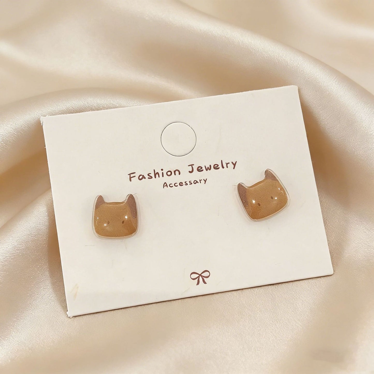 Loves Cats Female Niche High Sense Cute Earrings
