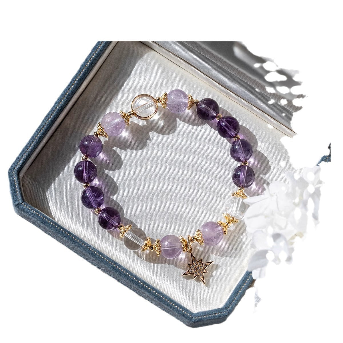 Amethyst Family Crystal Female High Sense Niche Bracelets