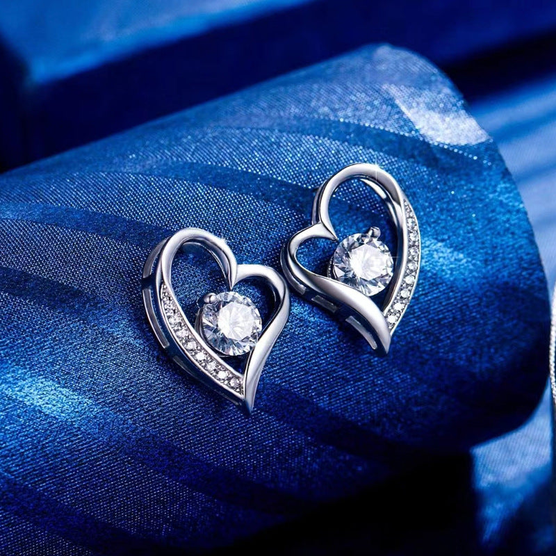 Women's Fashion Simple Rhinestone Design Gift Zircon Pendants