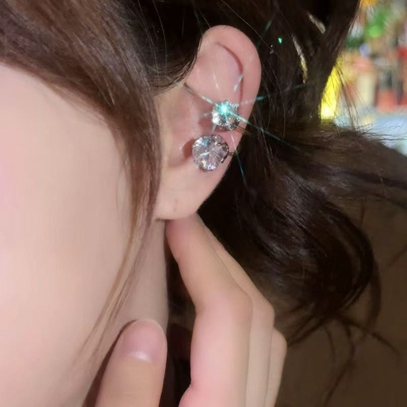 Ear Clip Fairy Temperamental Butterfly Tassel Fashionable Earrings