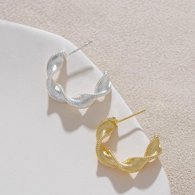 Women's Light Luxury Twist For Niche Design High-grade Rings