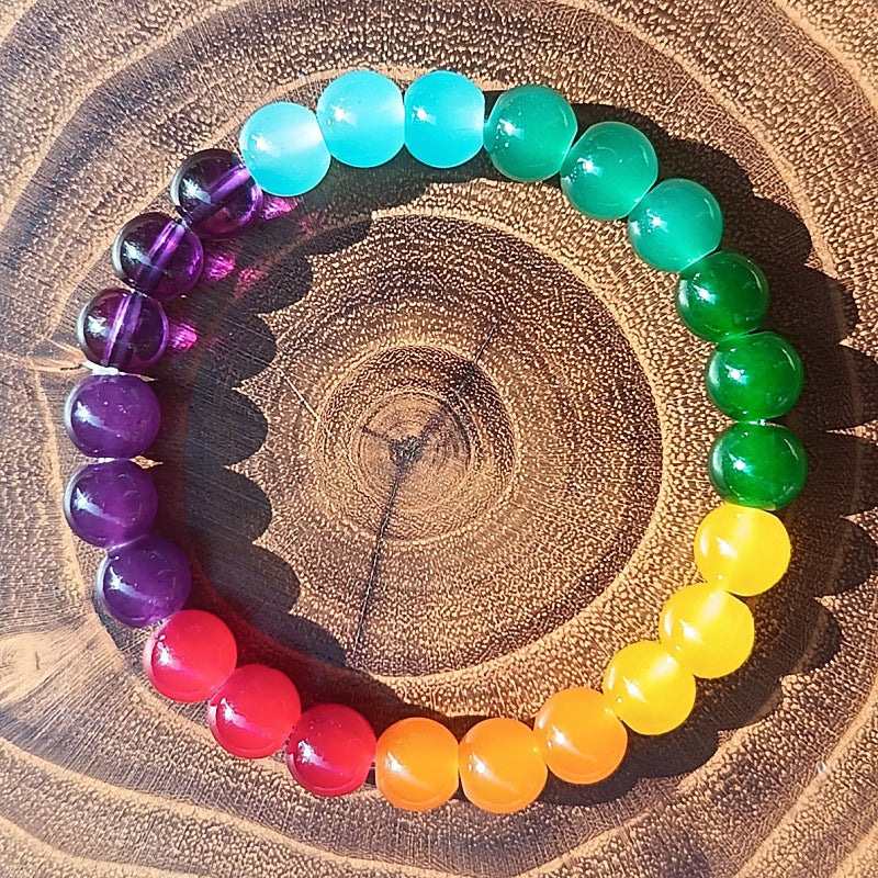 Versatile Classic Comfortable Xi Glass Tigereye Bracelet
