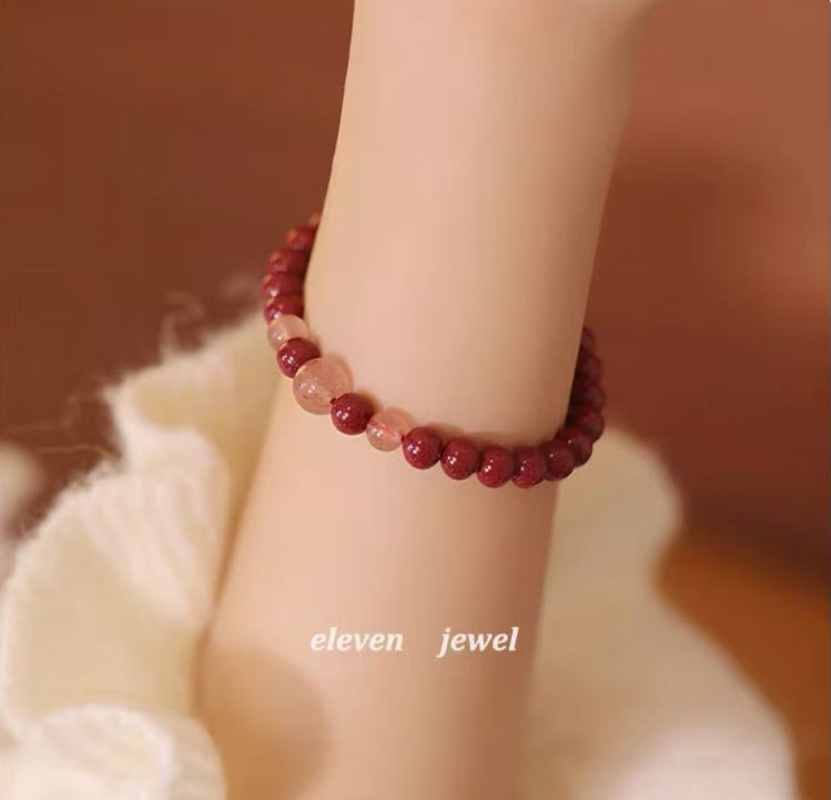 Cinnabar Collection Purple Gold Sand Life Bracelet
