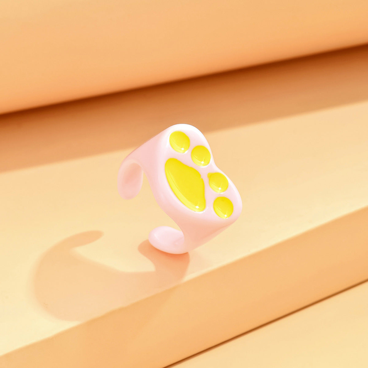 Monster Black Cat Female Dopamine Big Eyes Couple Little Finger Ring