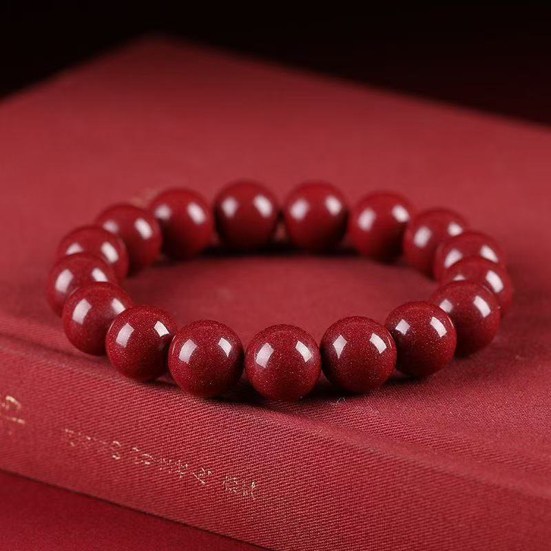 Women's & Men's Cinnabar Simple Purple Gold Sand Original Life Bracelets