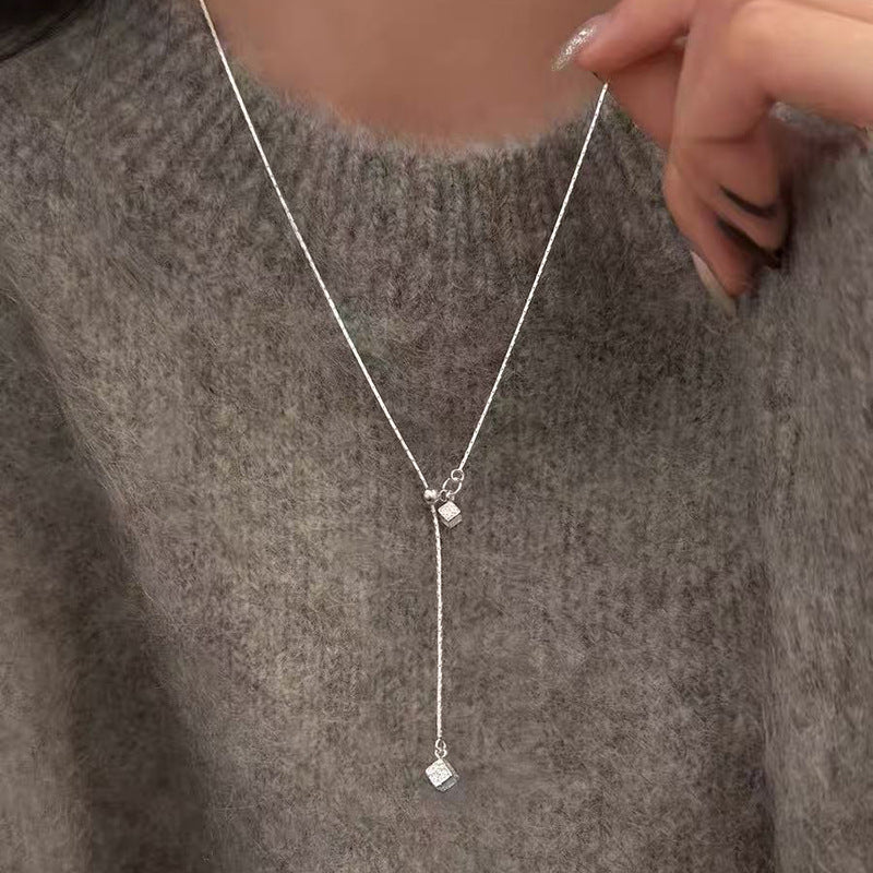 Women's Heart Light Luxury Minority Clavicle Chain Cold Necklace
