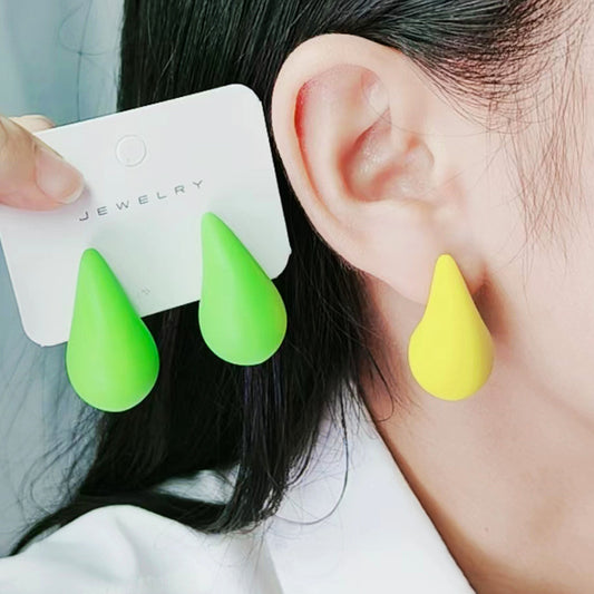 Women's Design Chubby Water Drop Ear Simple Earrings