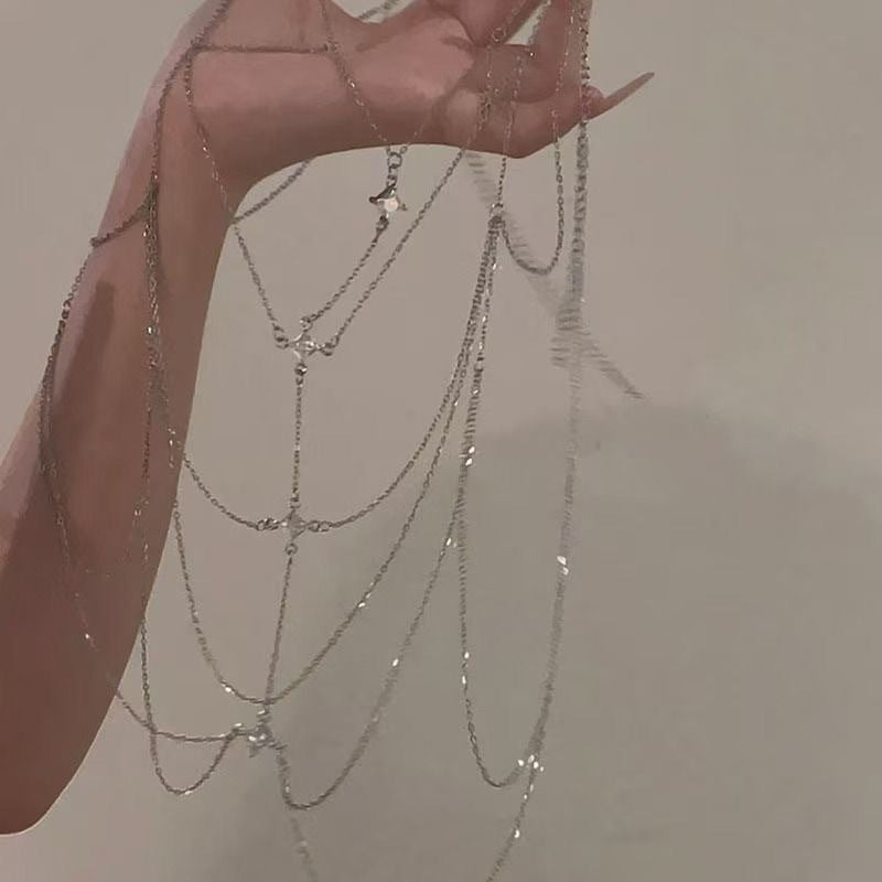 Hot Body Chains Dazzling Chest Full Necklace
