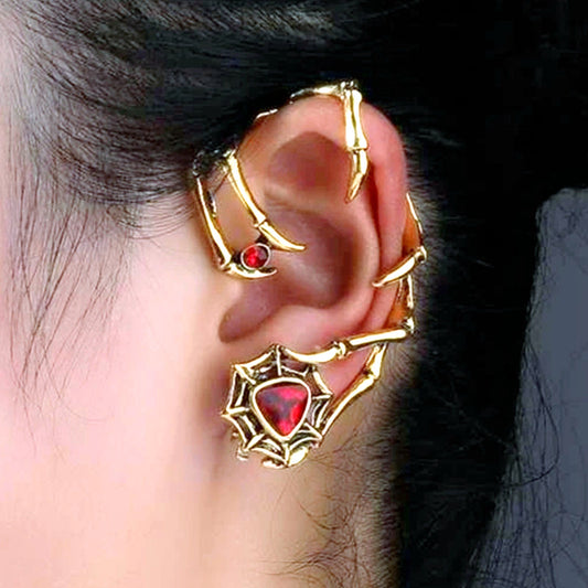 Dark Magic Claw Ear Clip Exaggerated Earrings