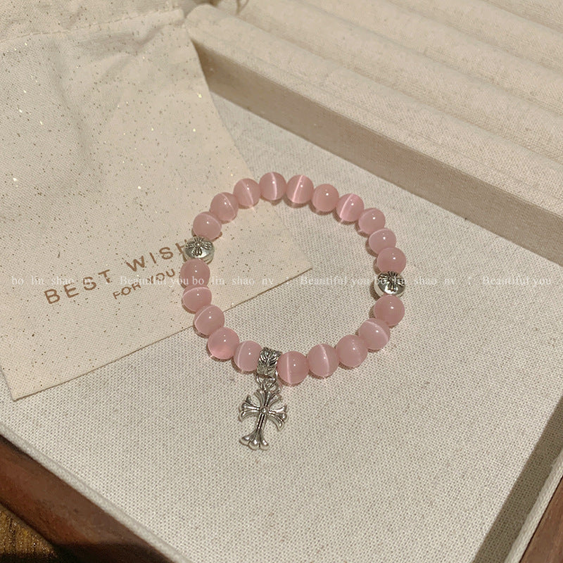 Women's Beaded Vintage Distressed Versatile Personality Couple Bracelets