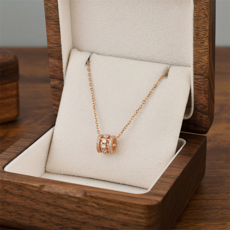 Titanium Steel Female Niche Simple Temperament Clavicle Pendants