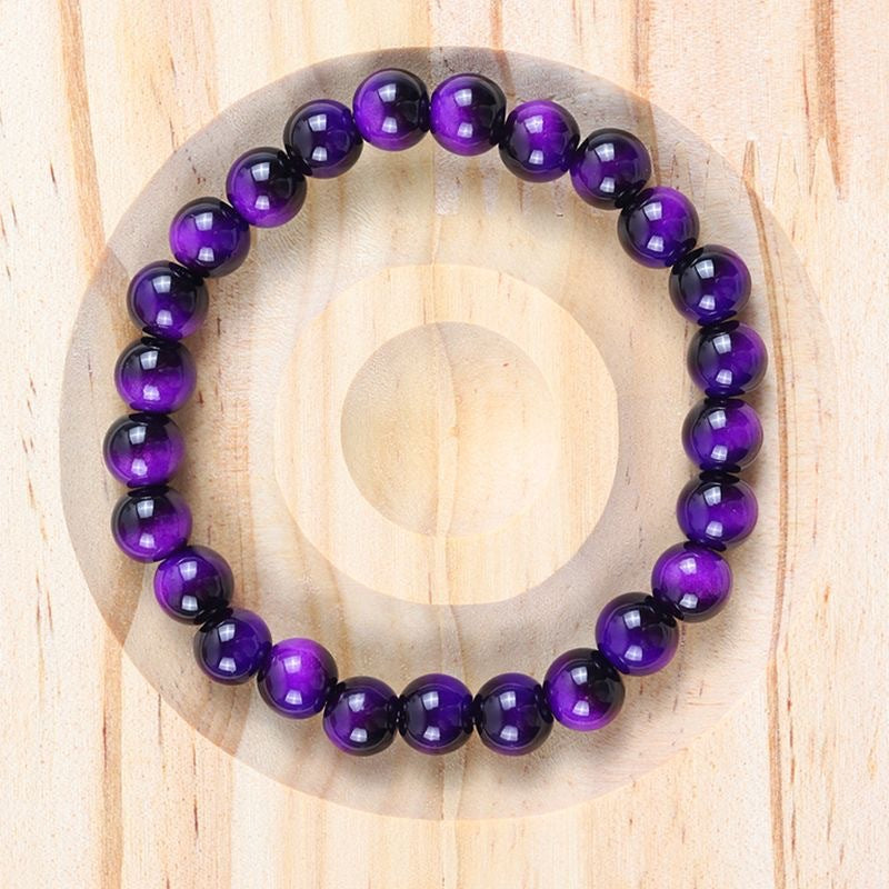 Tigereye Ethnic Style Paint Glazed For Boyfriend Girlfriends Everyday Fashion Bracelet